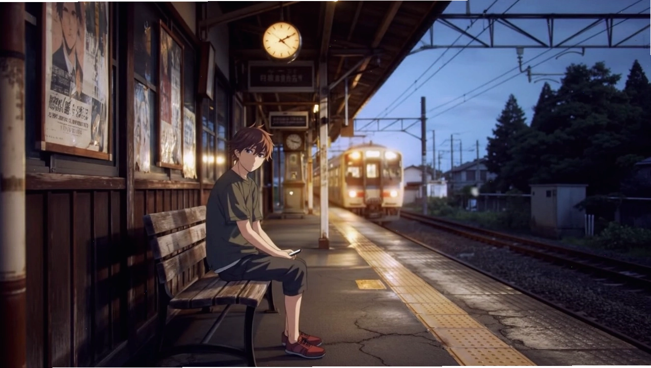 Hình nền động anime cậu bé với phong cách nghệ thuật độc đáo