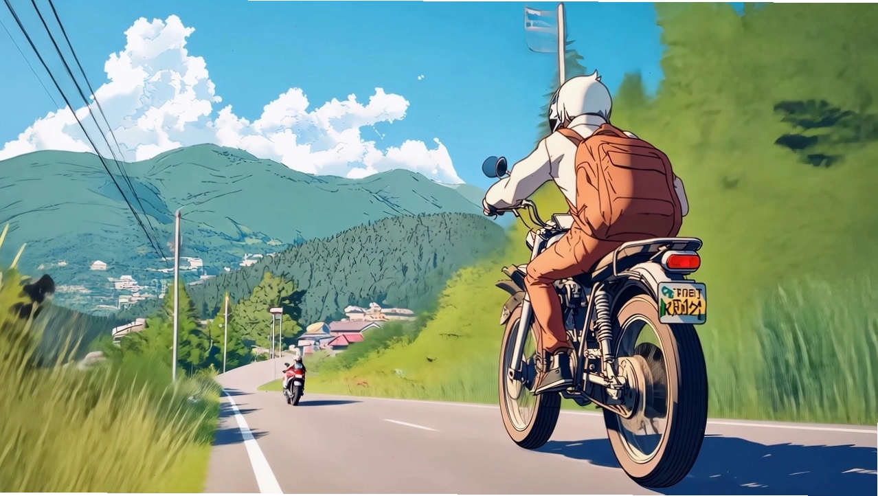 Hình nền động anime với phong cách hoạt hình