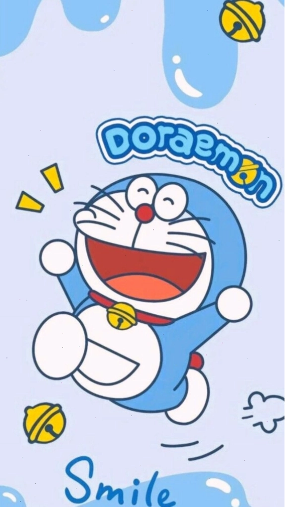 Hình nền Doraemon đang nhảy múa đầy năng lượng