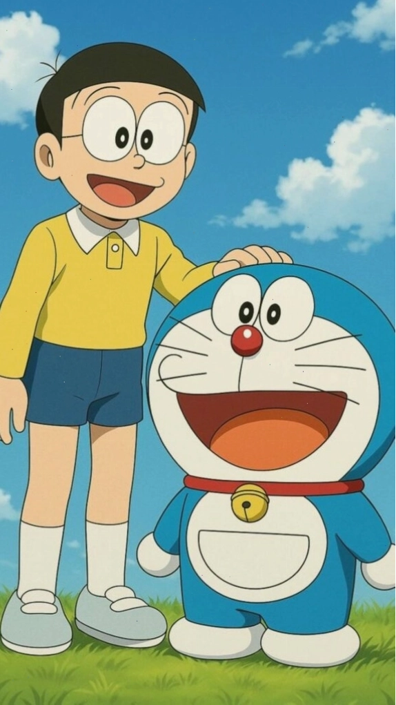 Hình nền Doraemon và Nobita, đôi bạn thân thiết nhất của tuổi thơ