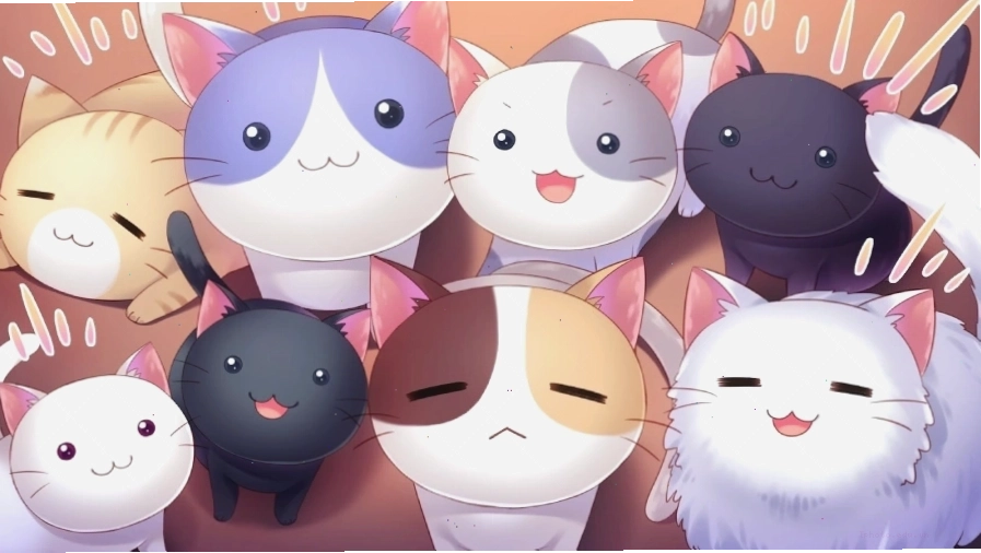 Hình nền máy tính Anime nhân vật chibi dễ thương