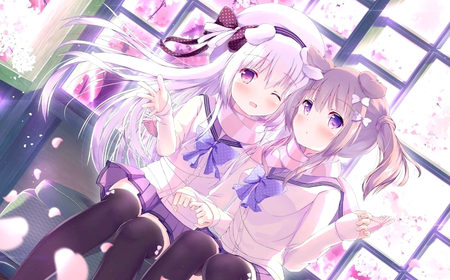Hình nền nhân vật anime cute đáng yêu với biểu cảm ngộ nghĩnh