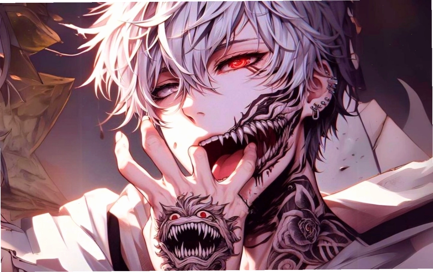 Hình nền nhân vật anime đầy lạnh lùng và cuốn hút
