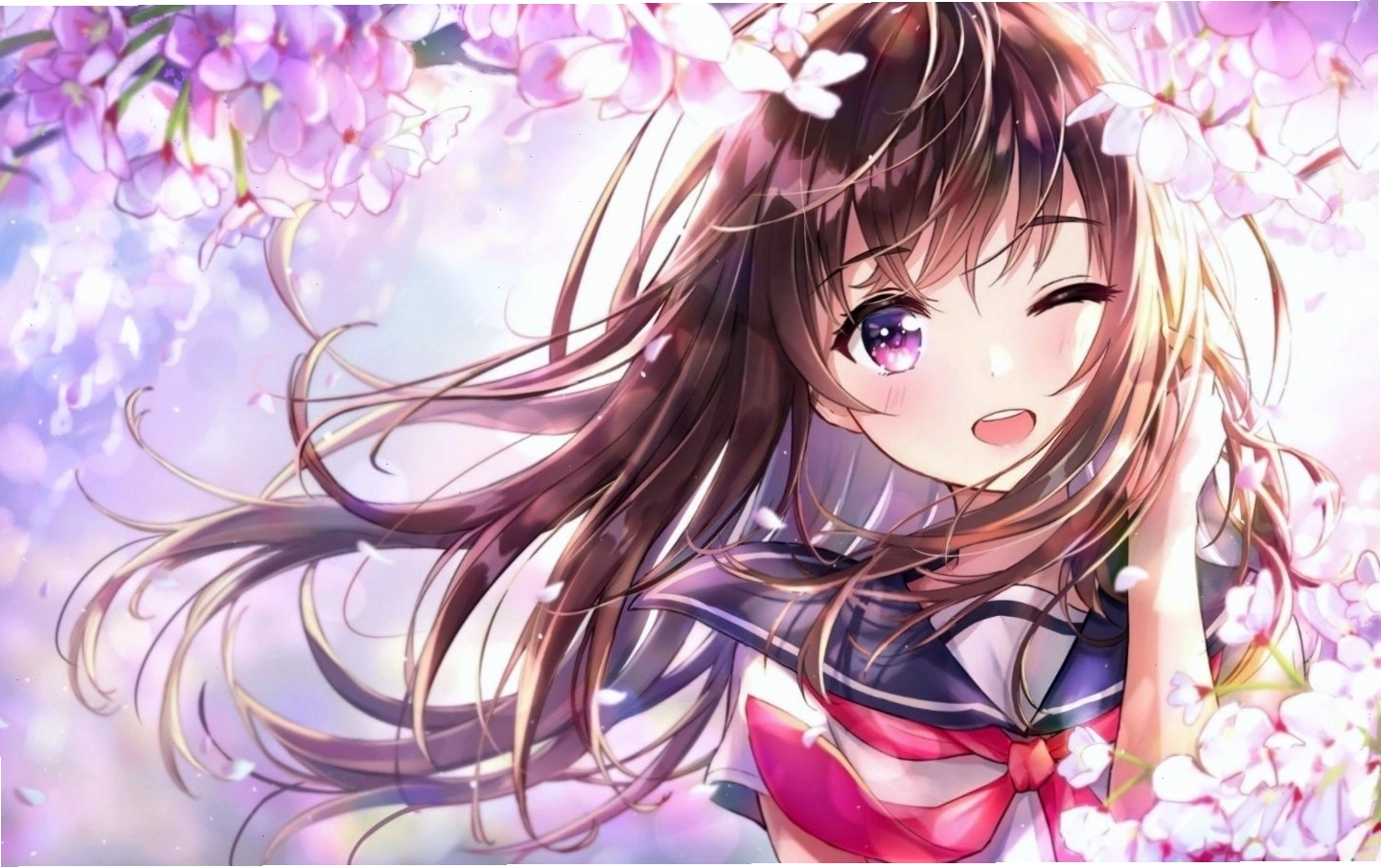 Hình nền nhân vật anime nữ cực đáng yêu và cá tính