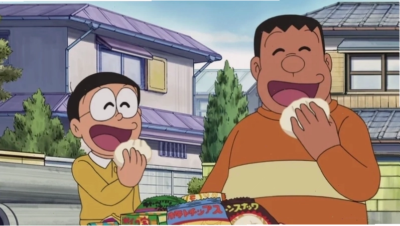 Khoảnh khắc Jaian trêu chọc Nobita