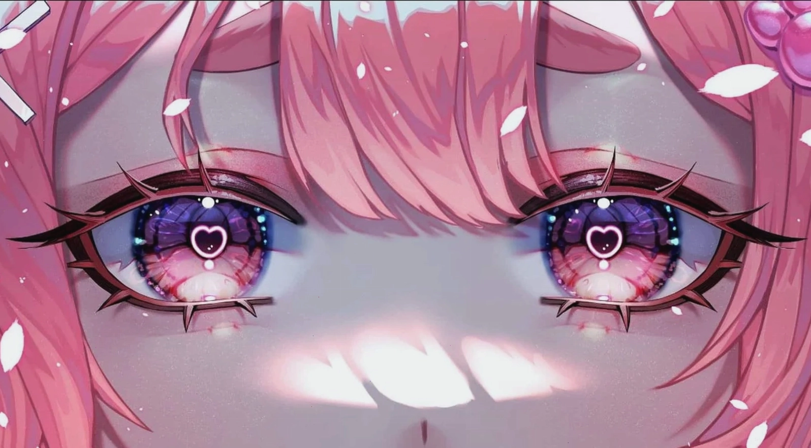 Khuôn mặt anime nữ hoàn chỉnh với đôi mắt lấp lánh và biểu cảm tự nhiên