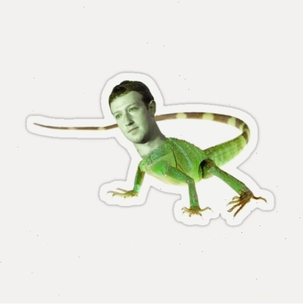 Lizard Zuckerberg meme