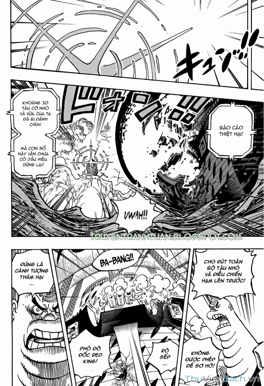 Luffy trong tư thế chiến đấu tại Đảo Egghead