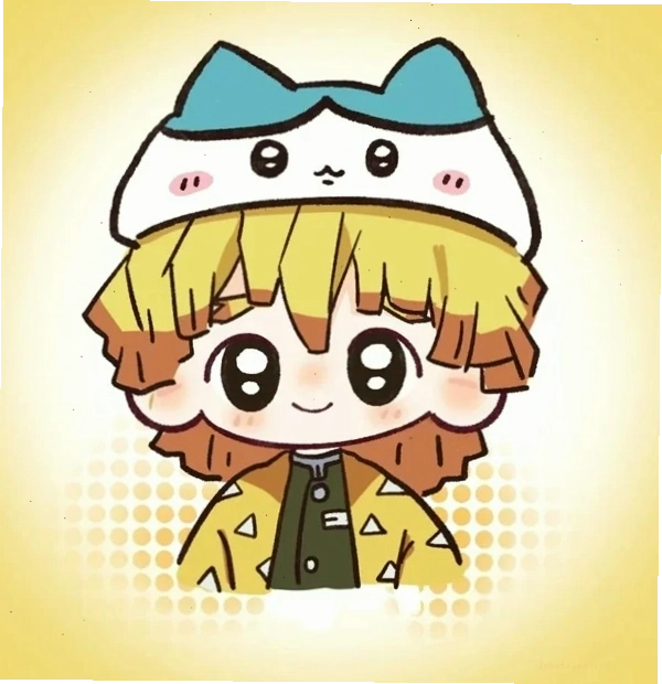 Manga Kimetsu no Yaiba Zenitsu chibi