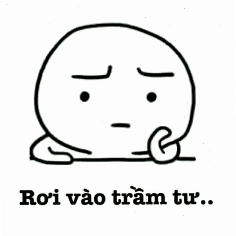 Meme chú chó với biểu cảm buồn lãng mạn