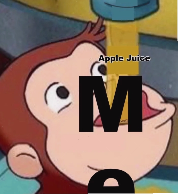 Meme Chú khỉ tò mò đang uống nước