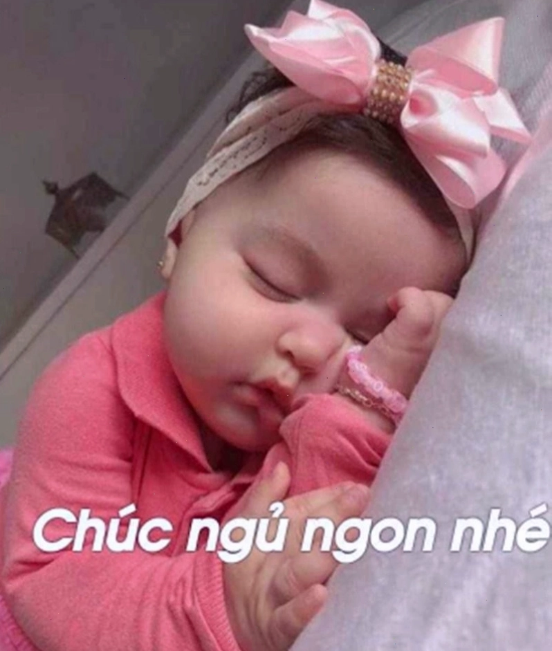 Meme chúc ngủ ngon với hình ảnh chú thỏ bông mềm mại
