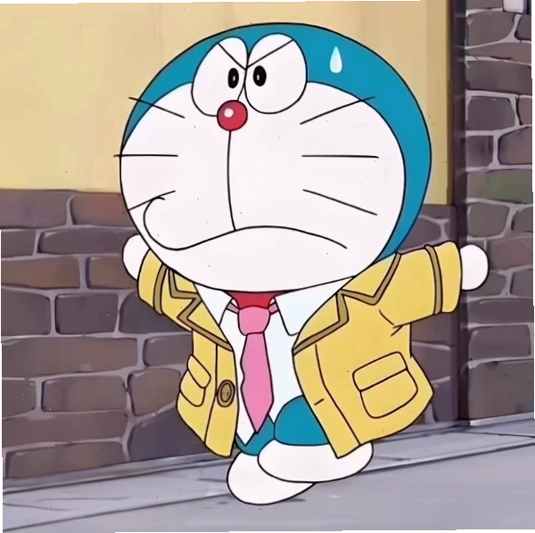 Meme Doremon buồn thể hiện sự thất vọng