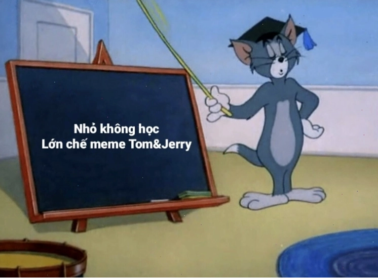 Meme Jerry hài hước với biểu cảm lém lỉnh