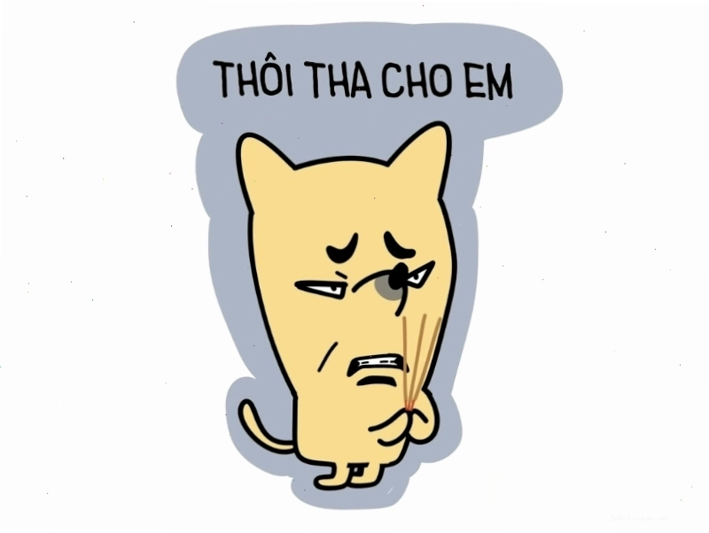 Meme thôi tha cho em với biểu cảm cầu xin
