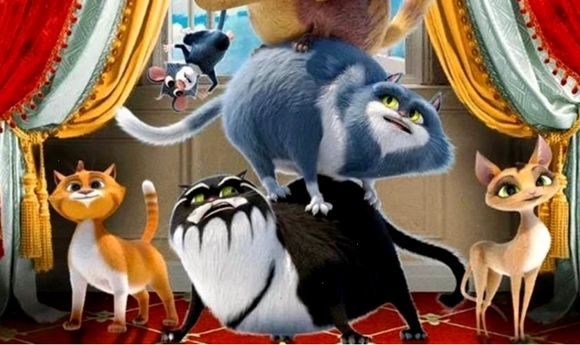 Mèo đen anime trong bối cảnh phiêu lưu