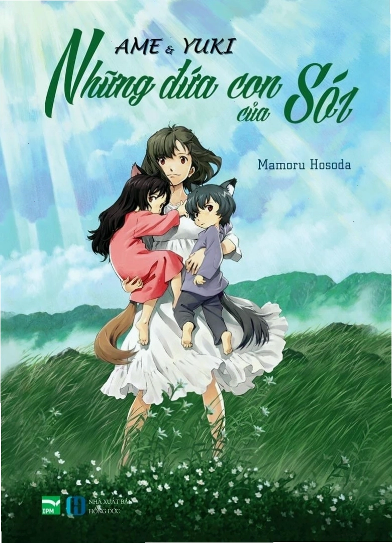 Minh họa nhân vật Ame và Yuki trong truyện