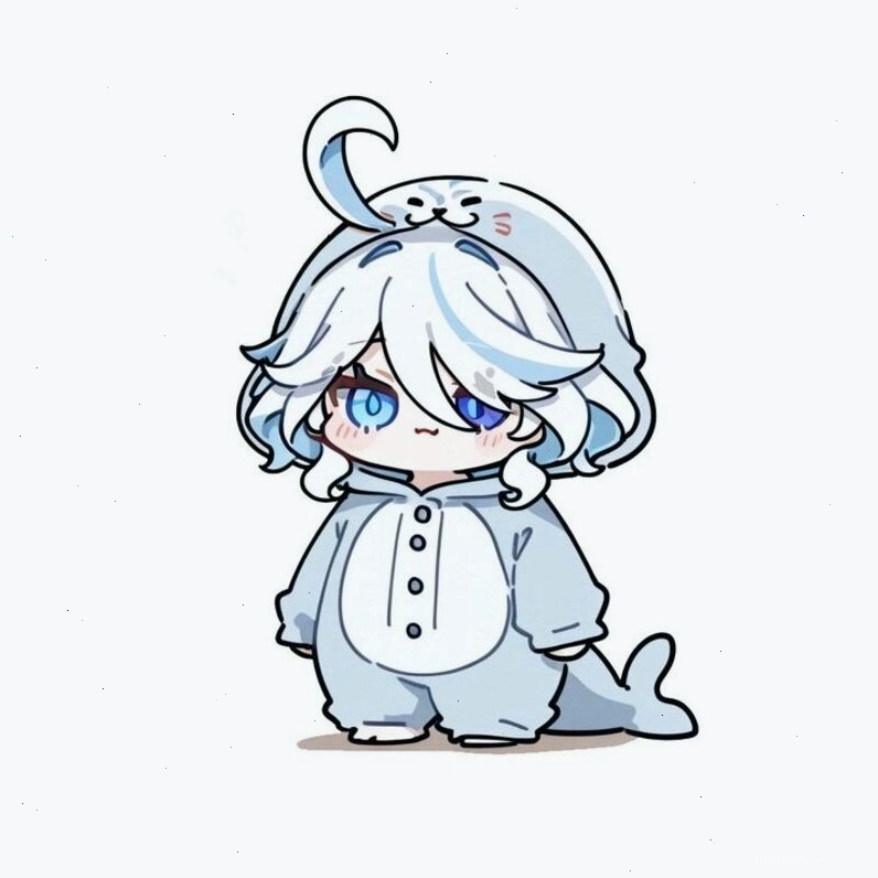 Minh họa nhân vật chibi trong một bối cảnh giả tưởng