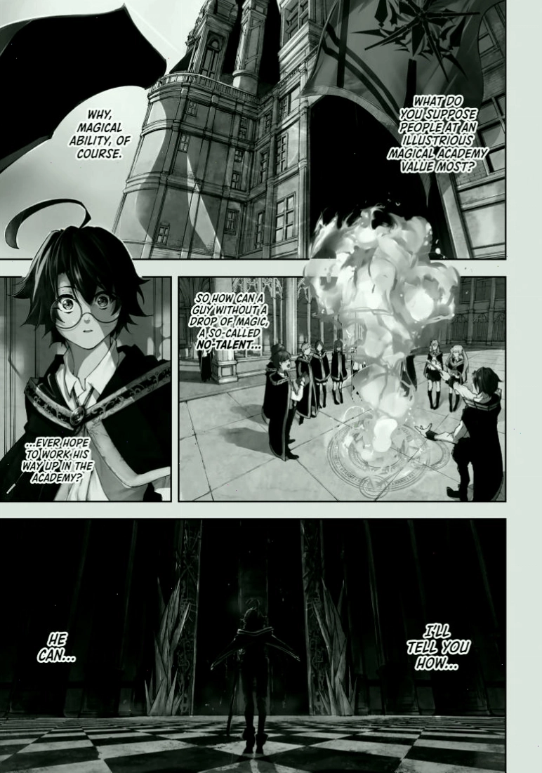 Minh họa từ Wistoria: Wand and Sword, một tựa manga fantasy có đồ họa đẹp mắt