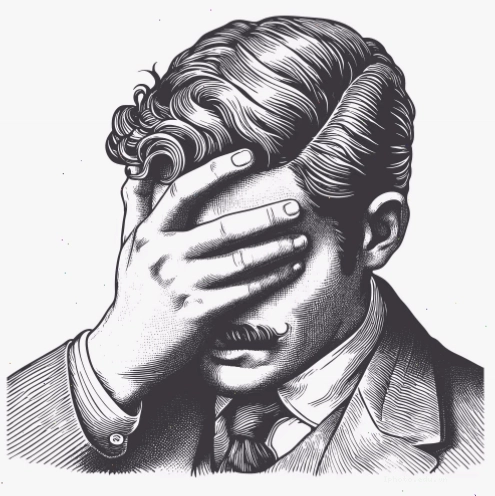 Người đàn ông ôm mặt (facepalm)