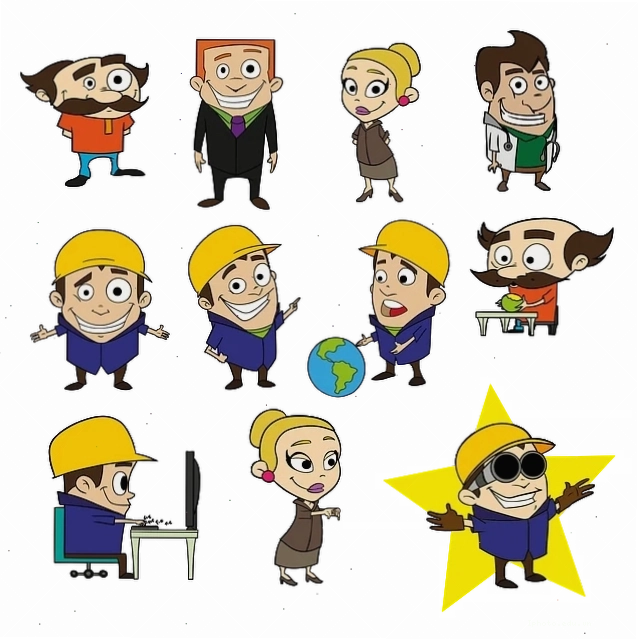 Nhân vật anime chibi đa dạng