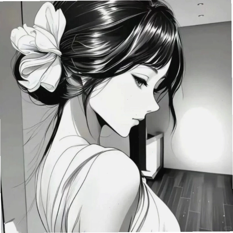 Nhân vật anime nam với biểu cảm trầm tư và khí chất ngầu