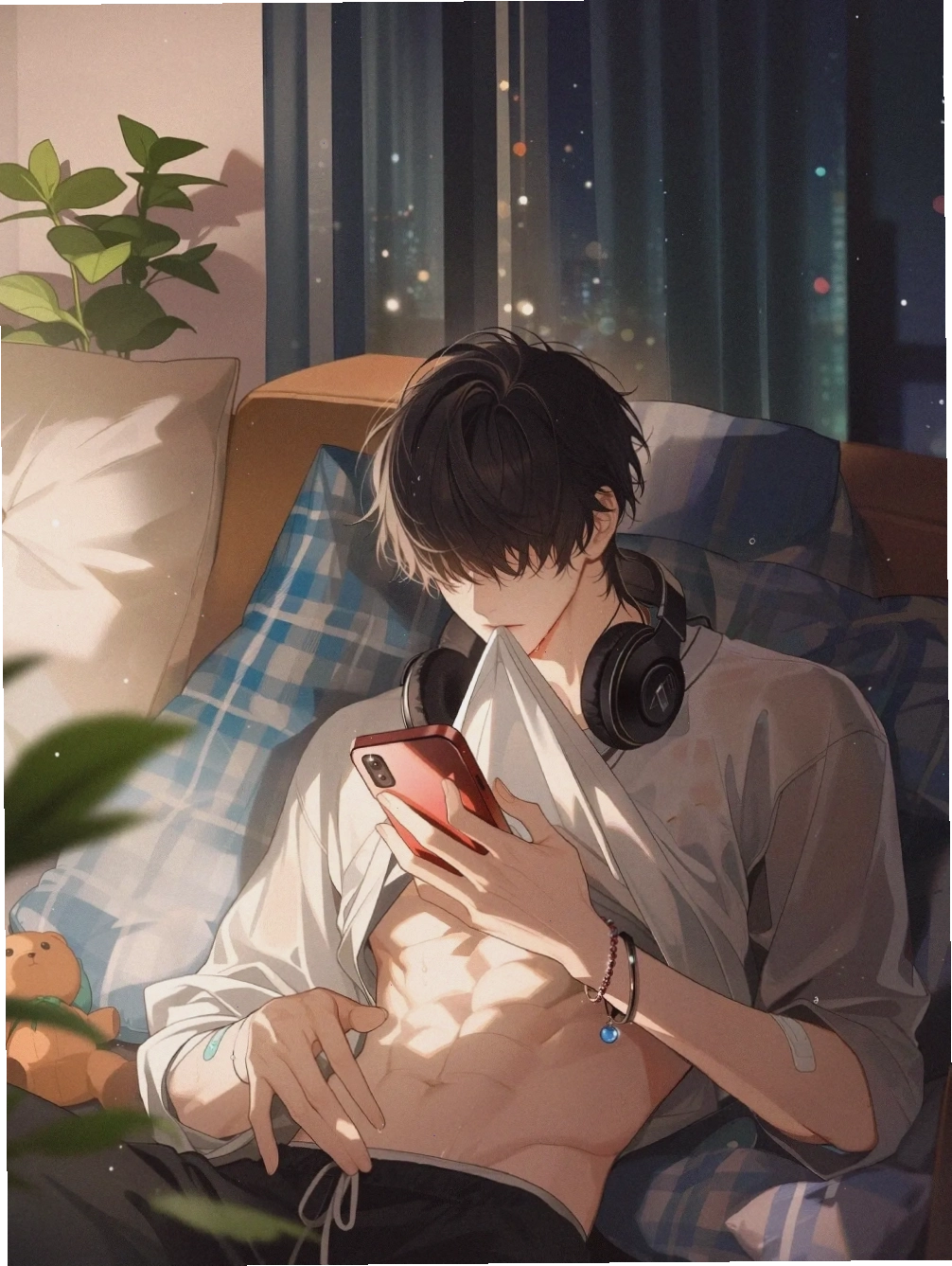 Nhân vật anime Trung Quốc với body 6 múi