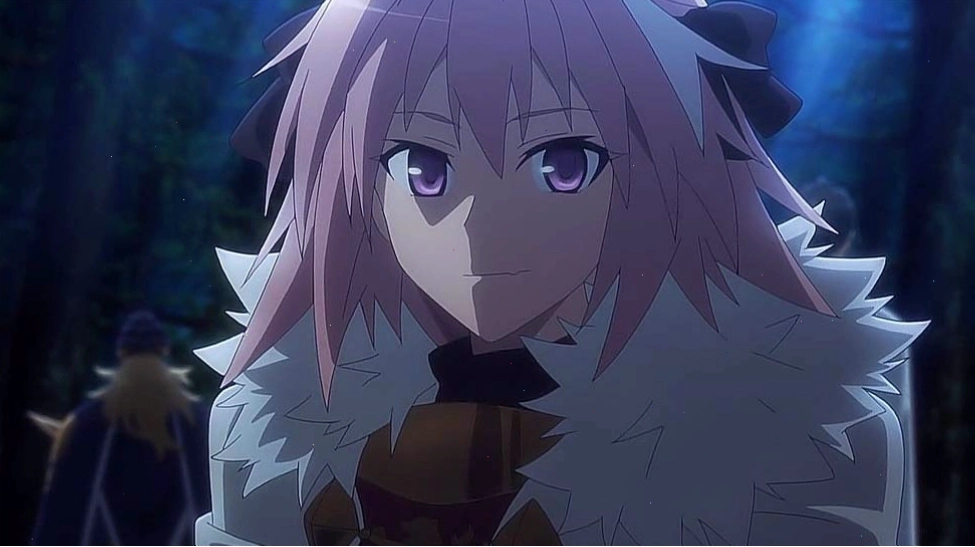 Nhân vật Astolfo, một biểu tượng femboy anime nổi tiếng với mái tóc hồng