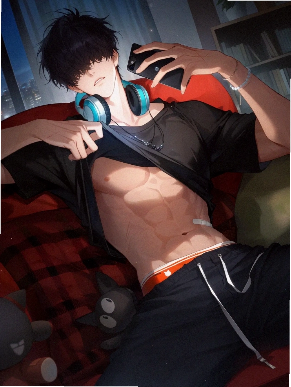 Nhân vật đam mỹ anime sở hữu thân hình 6 múi cuốn hút