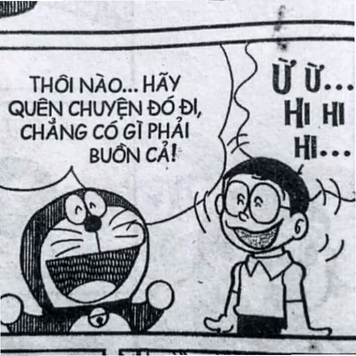 Nobita chế trong tình huống hài hước về học tập và tình yêu tuổi học trò
