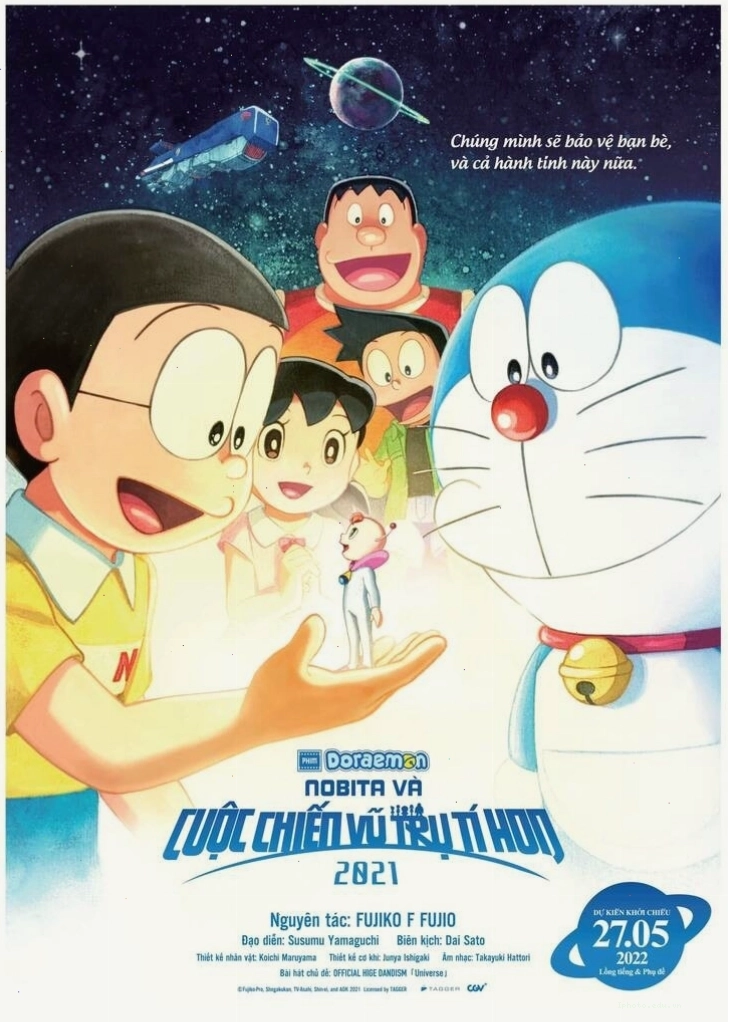 Poster phim Doraemon: Nobita và Cuộc Chiến Vũ Trụ