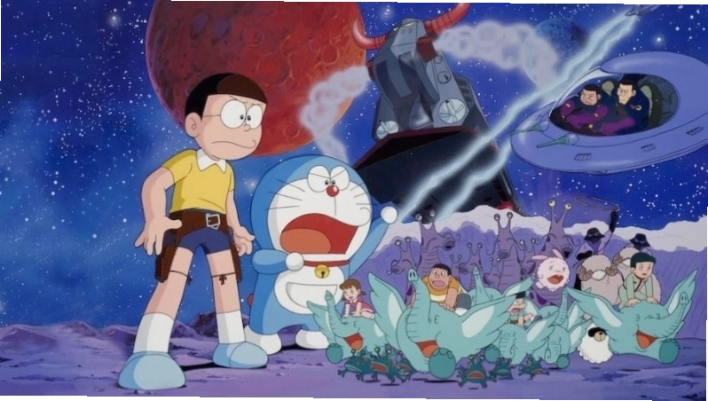 Poster phim Doraemon: Nobita và lịch sử khai phá vũ trụ