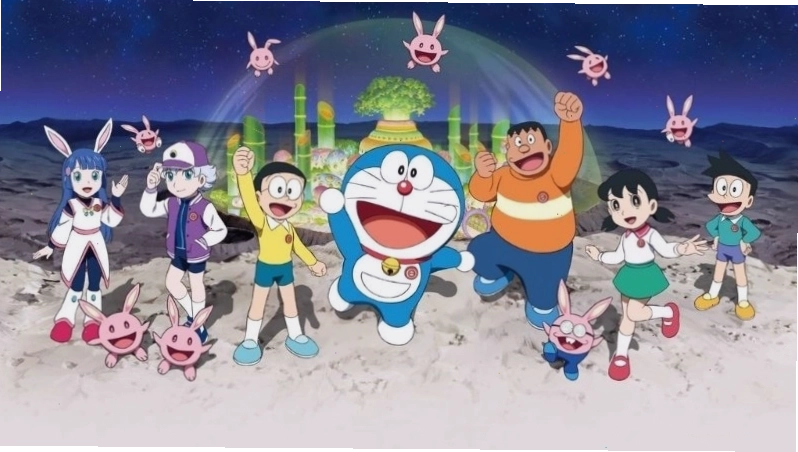 Poster phim Doraemon: Nobita và Mặt Trăng phiêu lưu ký