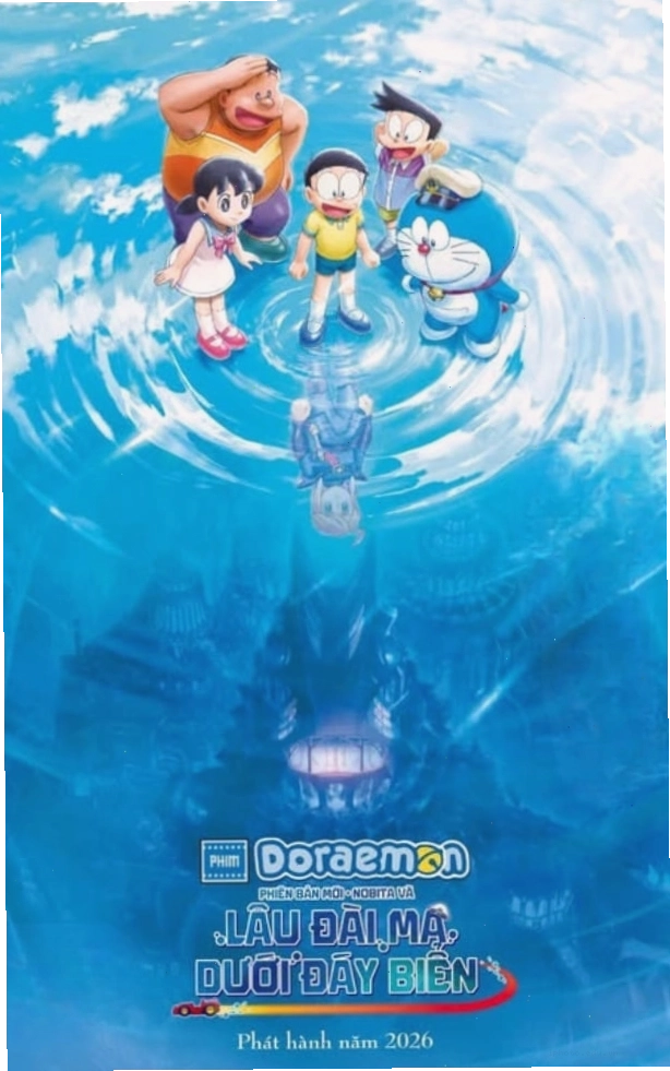 Review phim Doraemon: Nobita và Lâu Đài Dưới Đáy Biển (Phiên Bản Mới)