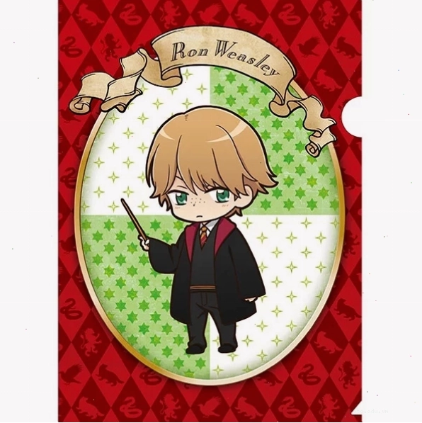 Ron Weasley phiên bản anime với biểu cảm tinh nghịch