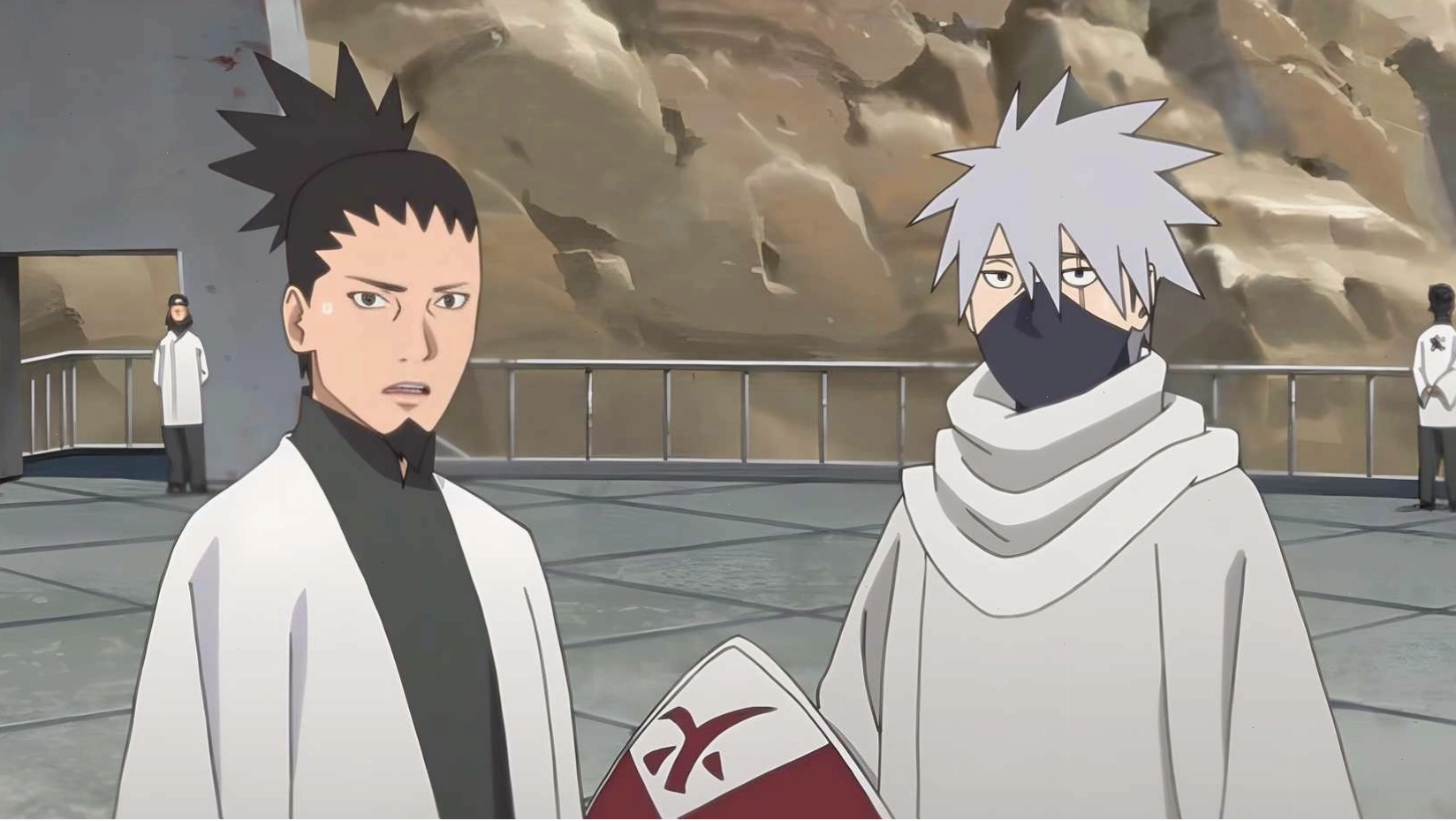 Shikamaru và Kakashi trong vai trò Hokage