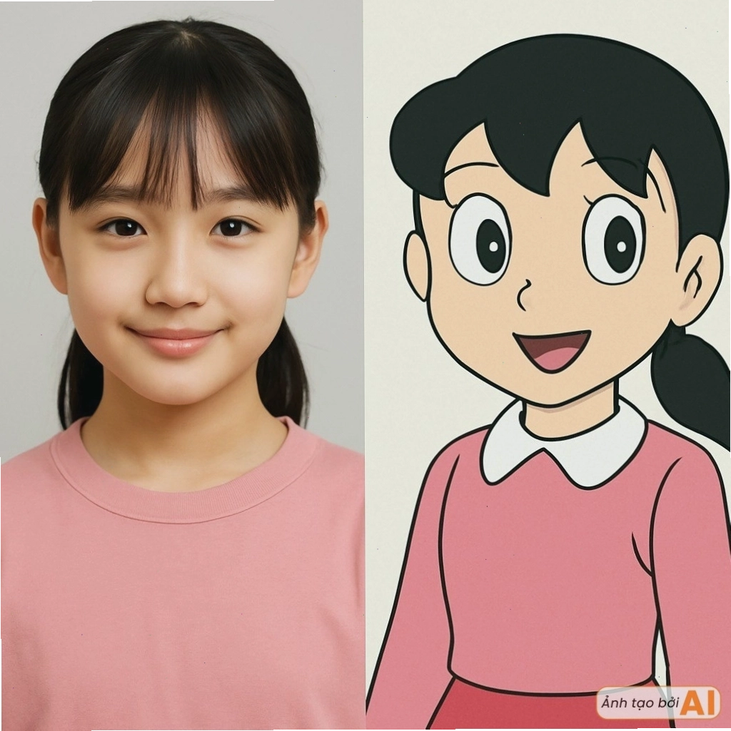Shizuka, một trong những nhân vật nữ được yêu thích nhất trong bộ truyện Doraemon