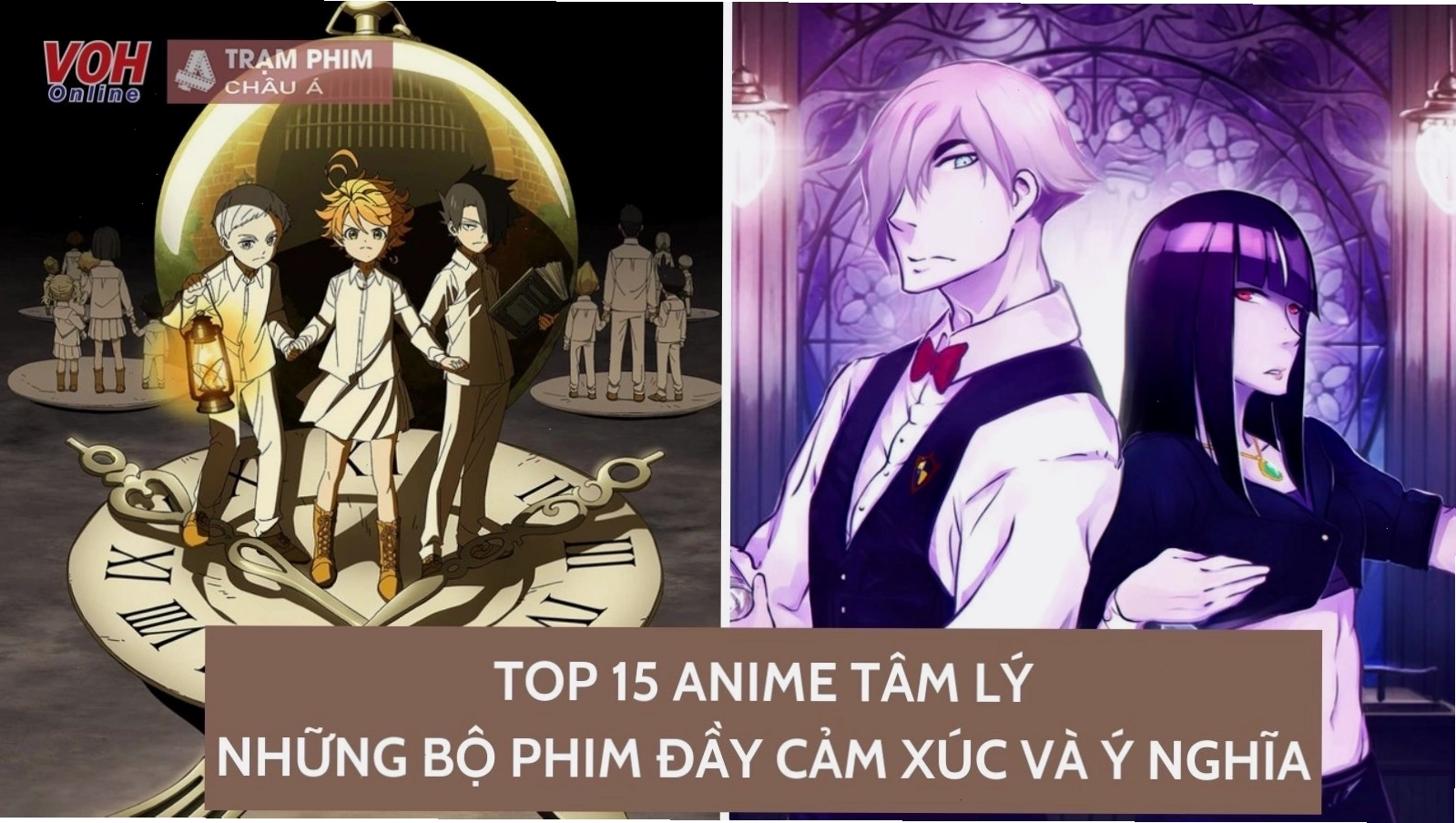 Tổng hợp anime tâm lý hay nhất