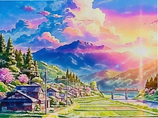 Trai anime với ánh mắt sâu và vẻ ngoài trầm tư