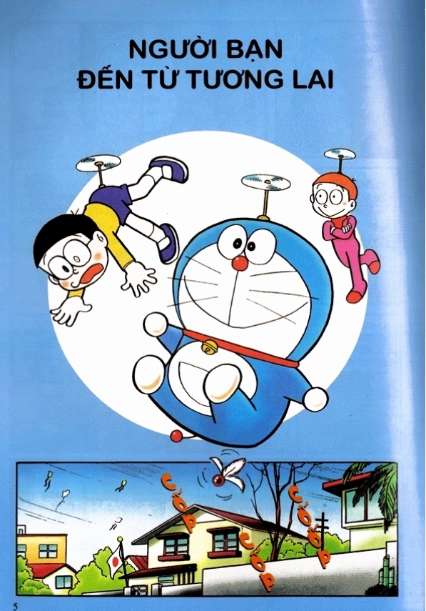 Trang bìa ấn phẩm Doraemon kỹ thuật số