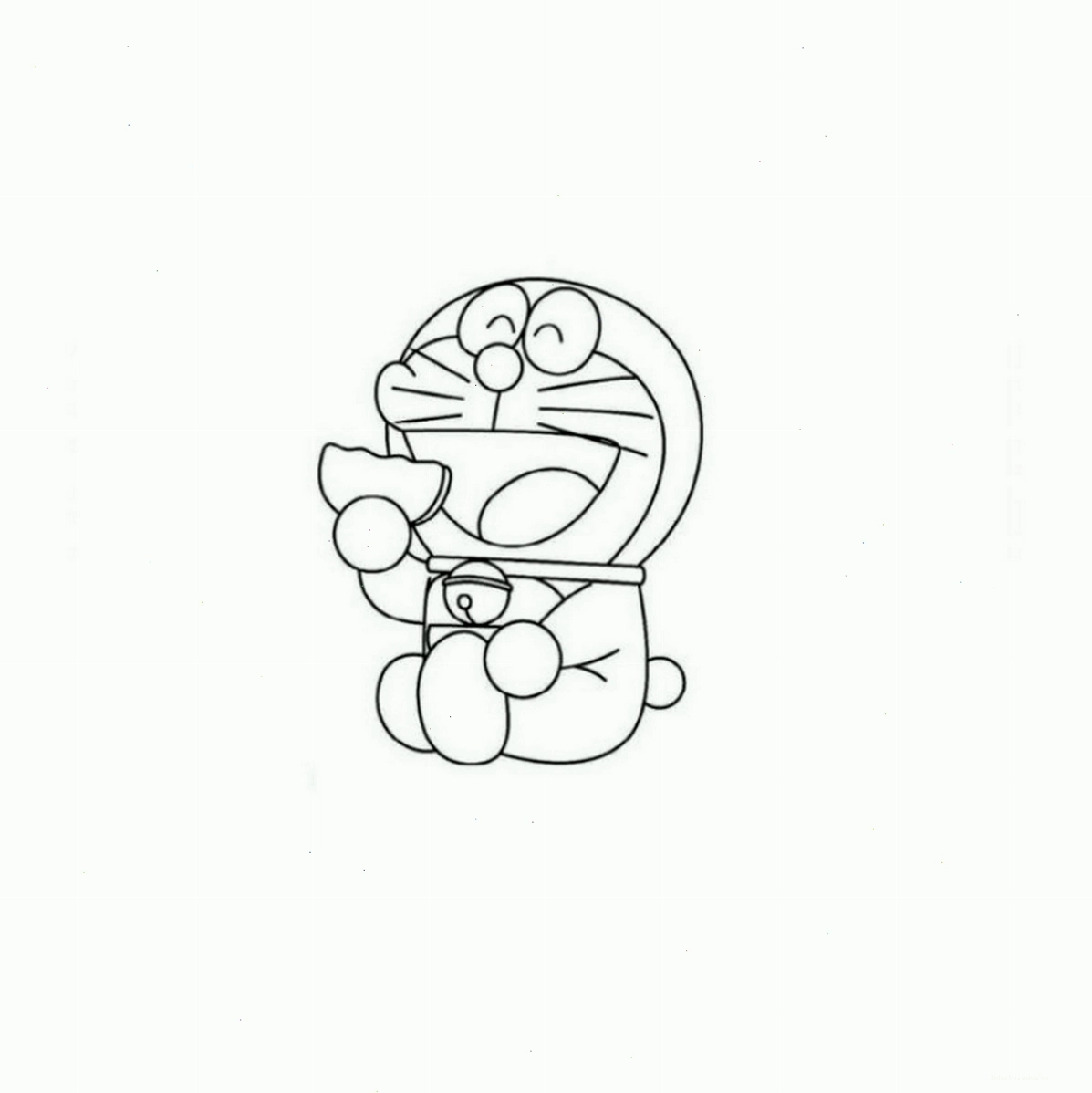 Tranh tô màu Doraemon cho bé