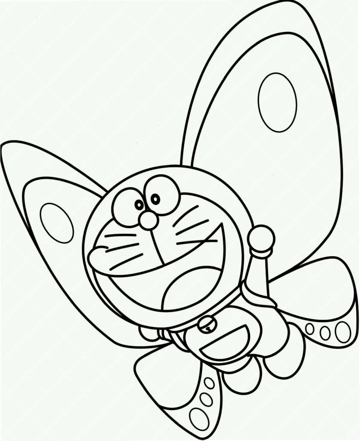 Tranh tô màu Doraemon cùng Nobita
