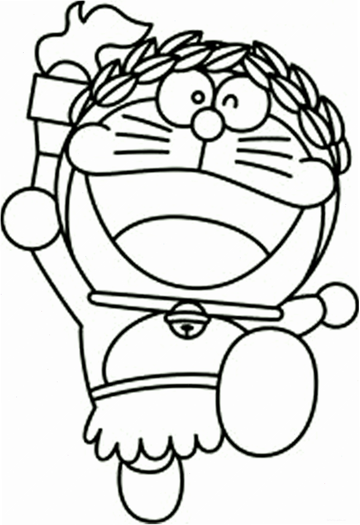 Tranh tô màu Doraemon đẹp nhất