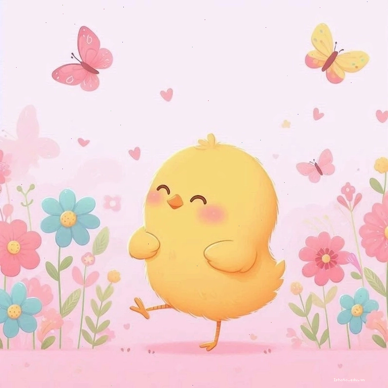 Yêu ngay từ cái nhìn đầu tiên với gà con chibi