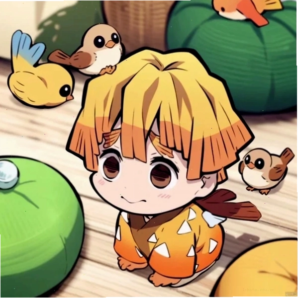 Zenitsu manga chibi