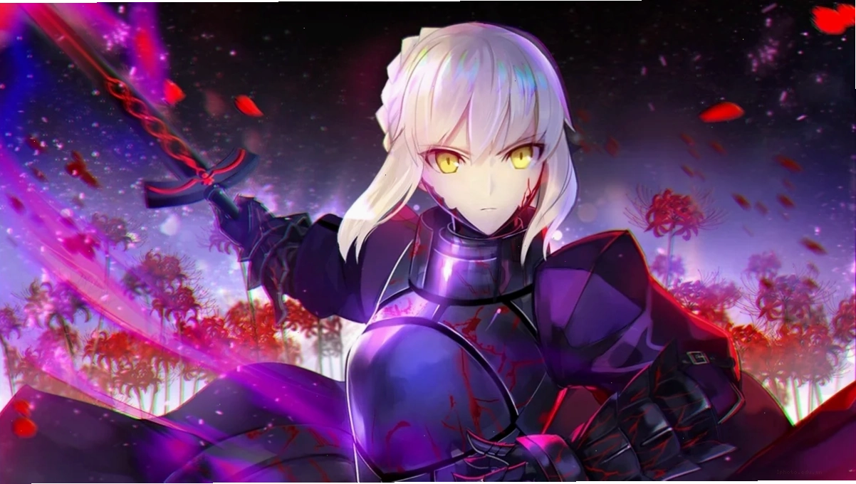 Artoria Pendragon chiến đấu với thanh Excalibur