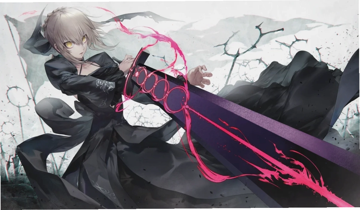 Artoria Pendragon trong trang phục hoàng gia