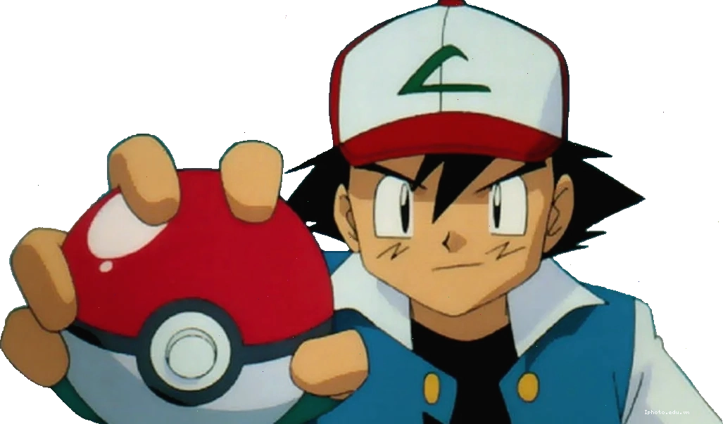 Ash Ketchum giơ cao cúp vô địch