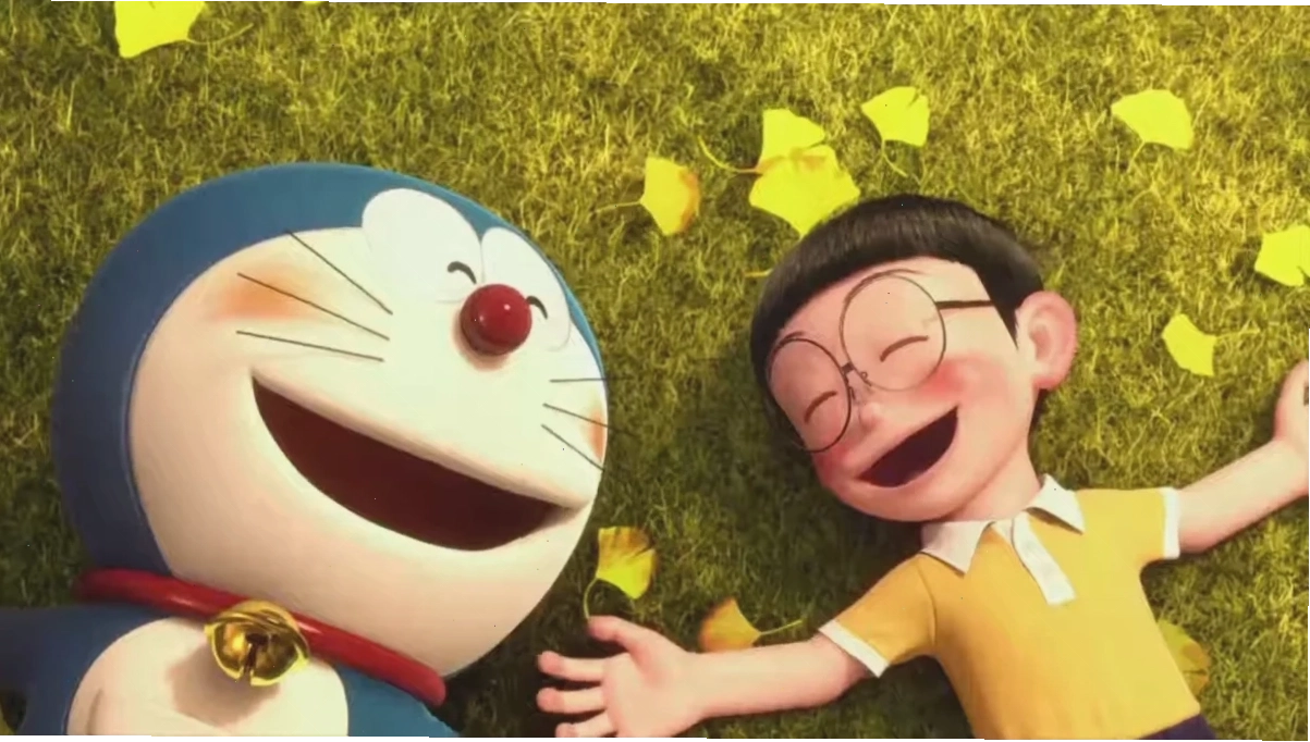 Nobita và Shizuka trong đám cưới ở Stand by Me Doraemon 2