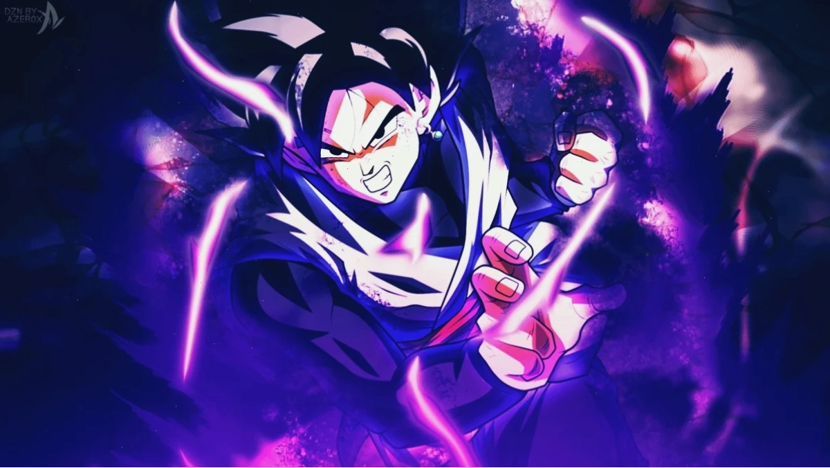 Goku Black sử dụng lưỡi kiếm năng lượng